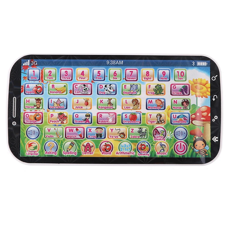 Новая модная белая обучающая машина, детские игрушки, развивающие игрушки для мобильных телефонов с сенсорным экраном, детские игрушки для детей, студентов, 14,5*7,5 см