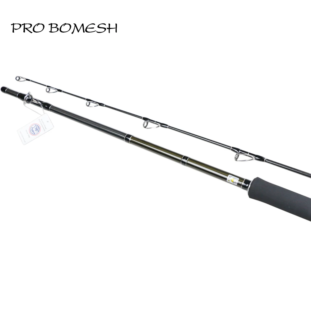 Pro Bomesh 1 комплект 2,1 М Полный Fuji компоненты 2 секции вихревые песочные Углеродные 50-80# лодка стержень морской плот стержень полюс Fuji направляющая катушка сиденье