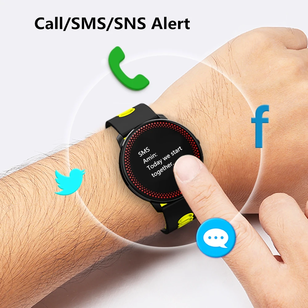 Fuster Latest Classic Wearable High-Tech Device CF007 HR and BR Tracker Smart Bracelet Bluetooth Waterproof Sport Band | Электроника