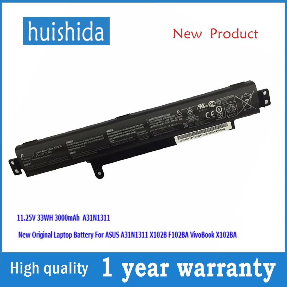 11 25 V 33WH A31N1311 новый оригинальный аккумулятор для ноутбука Asus VivoBook F102BA X102BA-DF1200 X102B