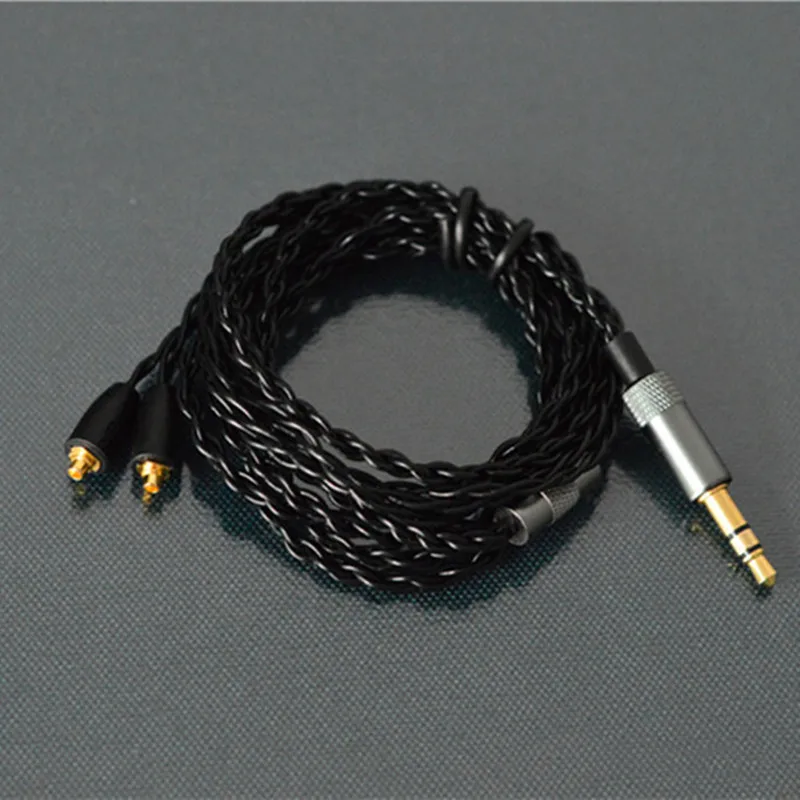 

FAAEAL 5N OFC MMCX Earphone Audio Upgrad Repalce Repair Wire MMCX Cables for SE215 SE425 SE535 SE846 MMCX Interface 3.5mm Jack