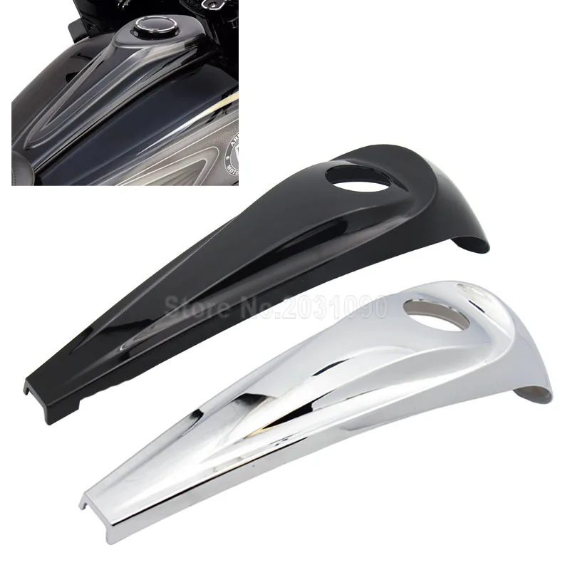 

Motorcycle Black chromium Smooth Dash Fuel Console For Harley Touring Electra Glide 2008-2018