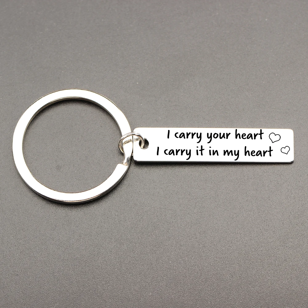 Брелоки для пар я ношу ваше сердце Icarry It In My Heart Keyring Boyfriend/Girlfriend ychain | Украшения и