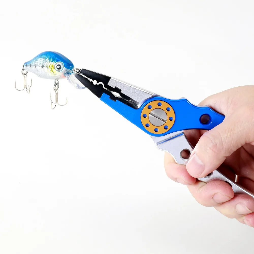 Рыболовные плоскогубцы WORKPRO алюминиевые рыболовные многоцелевой инструмент для