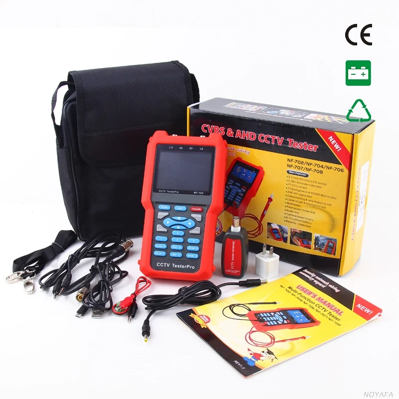 Original Noyafa NF-702 Multi-function LCD CCTV Tester Line Finder Wire Tracker Diagnose Tone Tool Kit LAN Network Cable | Компьютеры и