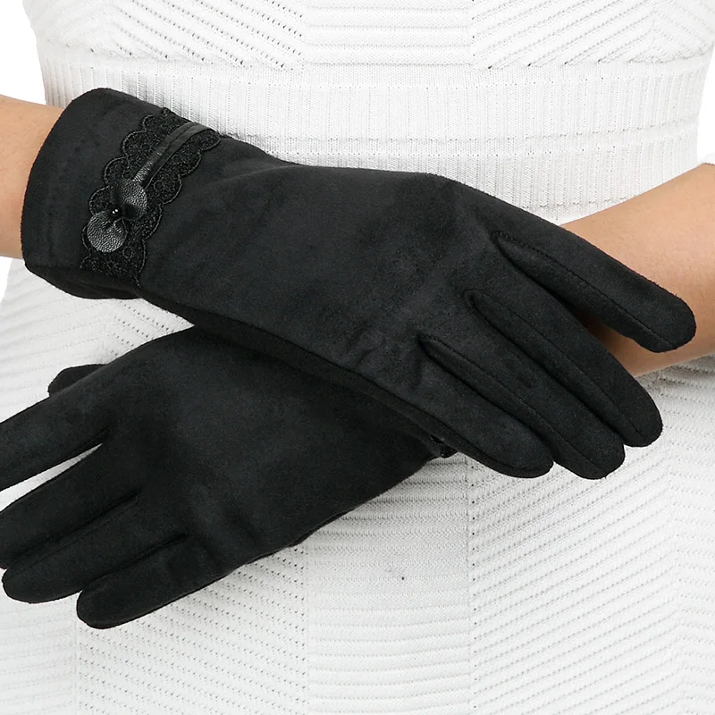 REALBYHand WarmerGloves & MittensWomen зимние перчатки аксессуары Перчатки OutdoorSweet Bow BeadDesign Iglove Gants