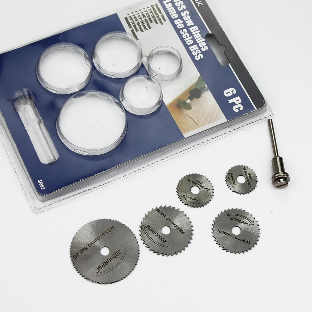 6 шт. Аксессуары Dremel HSS мини дисковые пилы режущие диски аксессуары вращающиеся