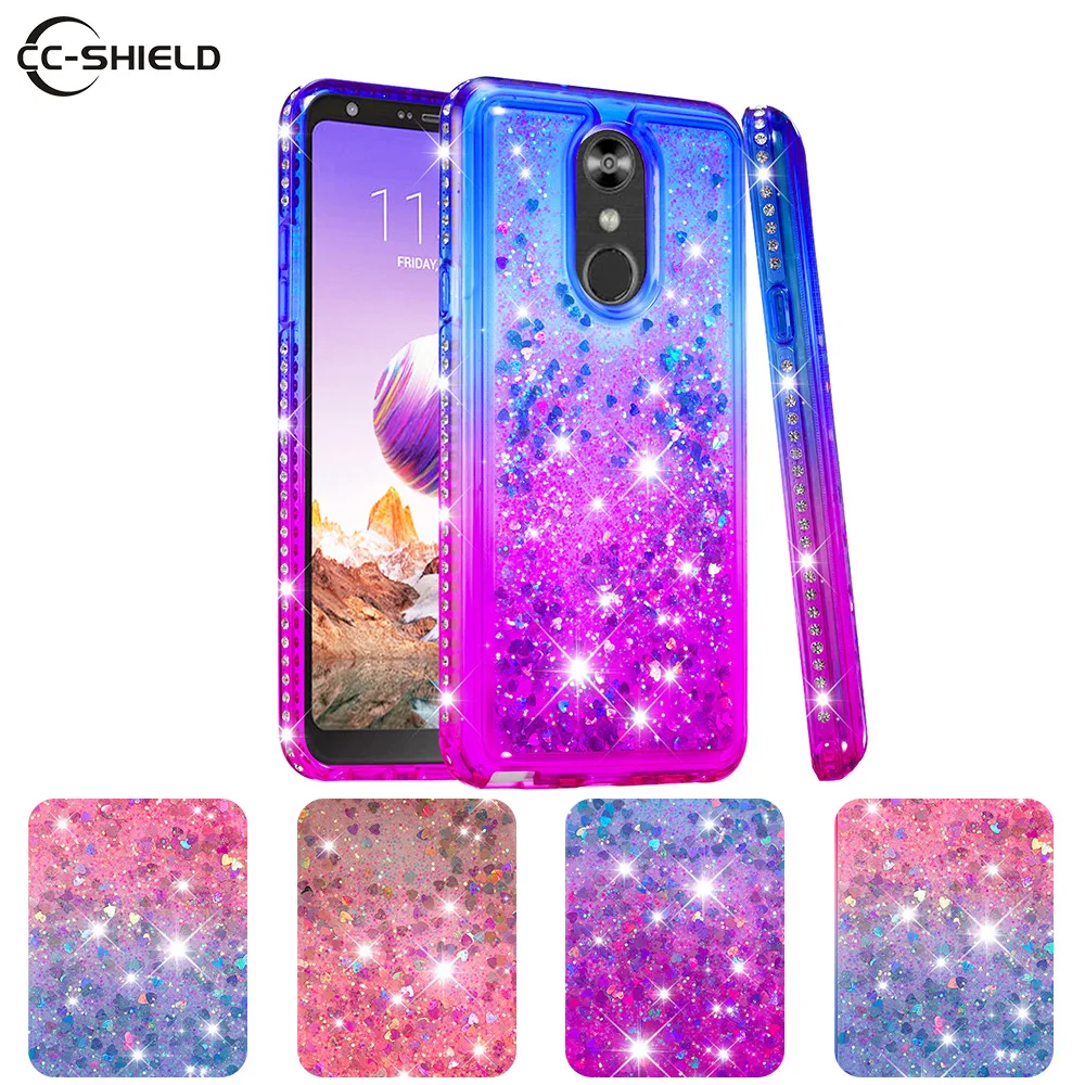 Quicksand Case for LG Q Stylus Plus Stylus+ QStylus QStylusPlus Alpha Jewelled Phone Stylo 4 Stylo4 Soft Cover |