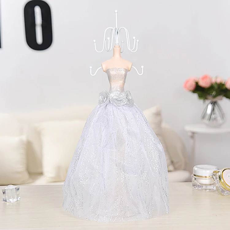 38cm Tall Model Свадебные ювелирные изделия Дисплей Стенд принцесса чокер браслет кольцо держатель Joyero Organizador для украшения для ювелирного магазина чехлы - Цвет: 38cm Tall Model