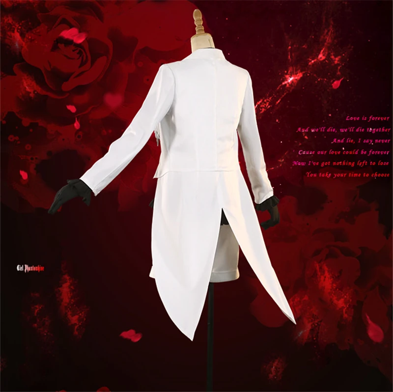 Предпродажа Аниме Косплей Черный Дворецкий Ciel Phantomhive and Elizabeth Lizzy косплей костюм белое свадебное платье