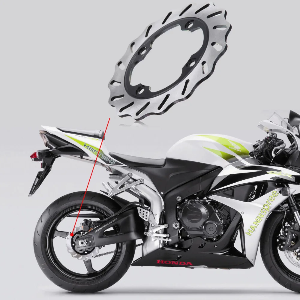 

Стальные волнистые тормозные диски для мотоциклов, 220 мм, для Honda CBR600 F2/F3/F4/F CBR 600 900 1000 RR VTR1000