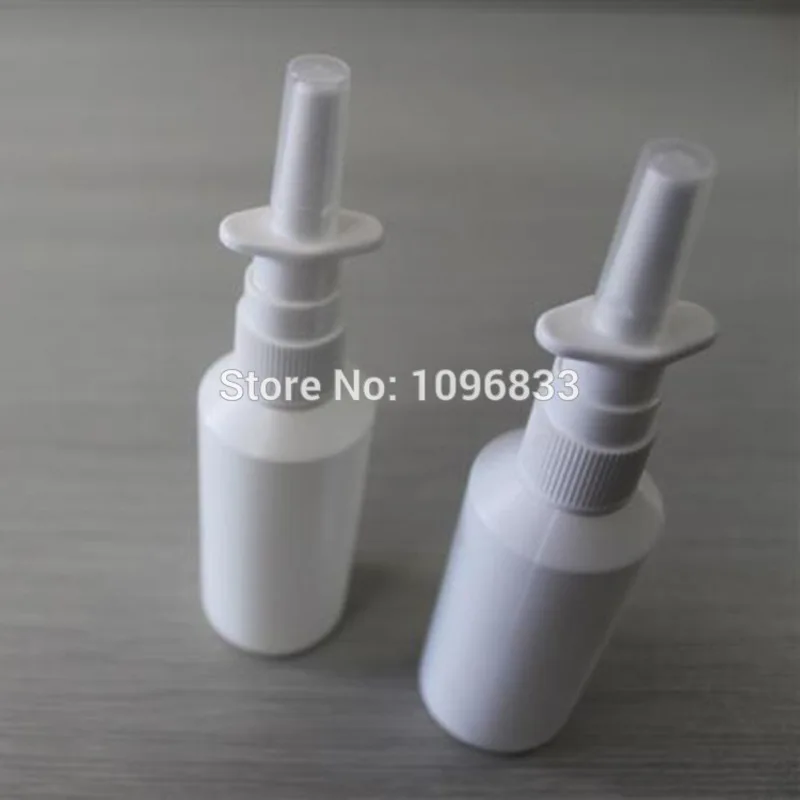 15ml Nasal Spray Bottle, Medical Spray Bottle, PE Plastic White Spray Bottle, Oral Spray Bottle 15CC, 200PCS/Lot