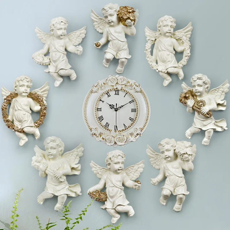 Декоративные статуи Ангела из смолы для гостиной 4 шт.|decorative craft birds|decorative glass blocks