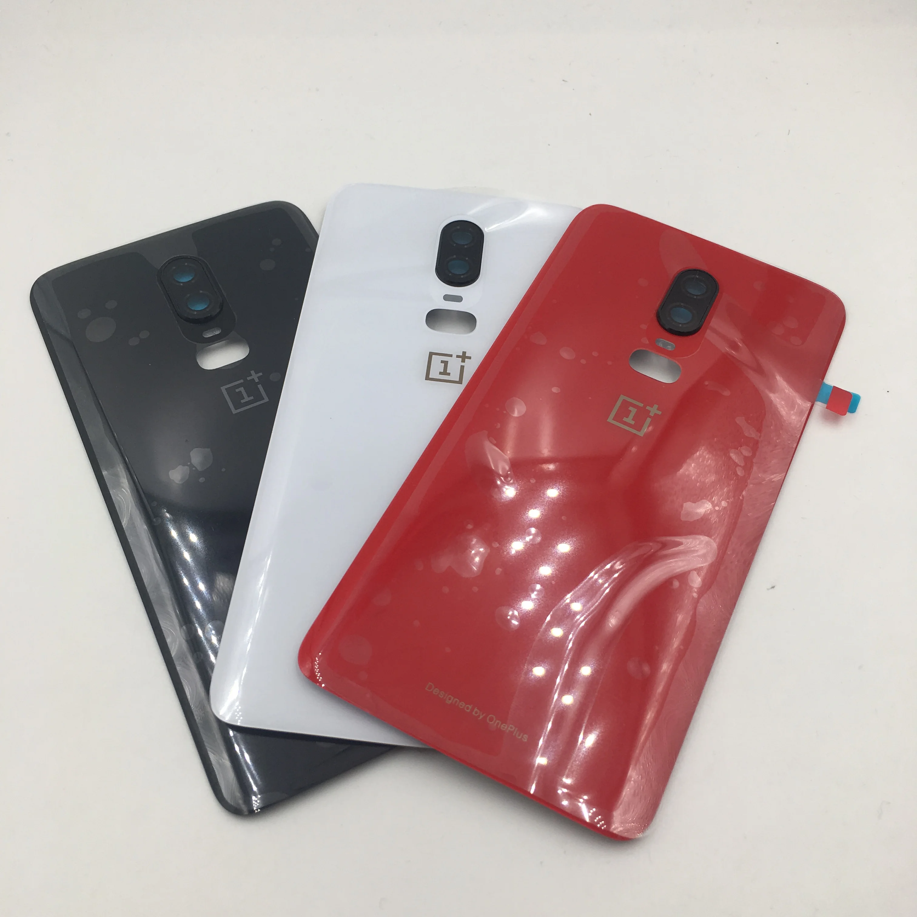 Оригинальное 3D стекло для Oneplus 6 Крышка батарейного отсека чехол задняя крышка