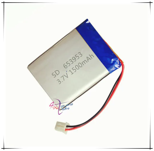 

li-po XHR-2P 2.54 3.7V 1500mAh 653953 polymer lithium batterystory machine recorder