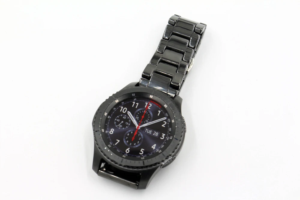 Ремешок URVOI для Samsung Galaxy Gear S3 R760 R77 керамический браслет с застежкой-бабочкой