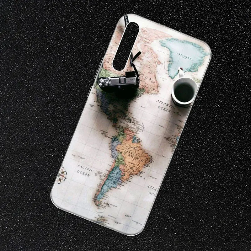 World Map Just Go Silicone Phone Case For Samsung Galaxy A80 A70 A60 A50 A40 A40S A30 A20E A2CORE M40 Note 10 Plus 9 8 5 Fashion