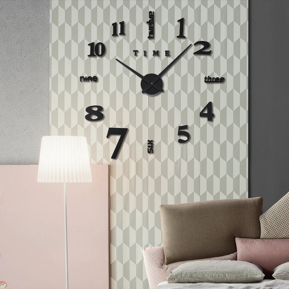 Saat 3D большие настенные часы Наклейка Reloj de Pared Duvar Saati современный дизайн Wandklok часы Светящиеся Настенные часы Klock цифровые