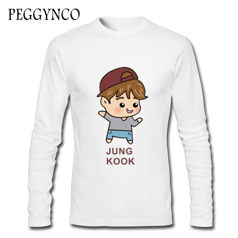 Мультфильм мальчиков SWAG jin Женская Футболка Горячая Аниме Осенние футболки для