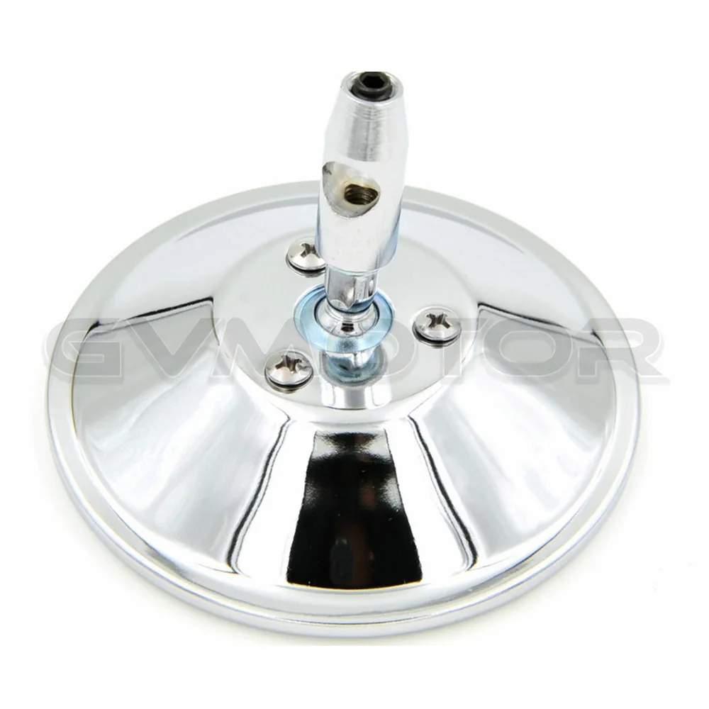 1х хромированное винтажное Кафе Racer 4 &quotзеркало заднего вида для Мотоцикла Suzuki