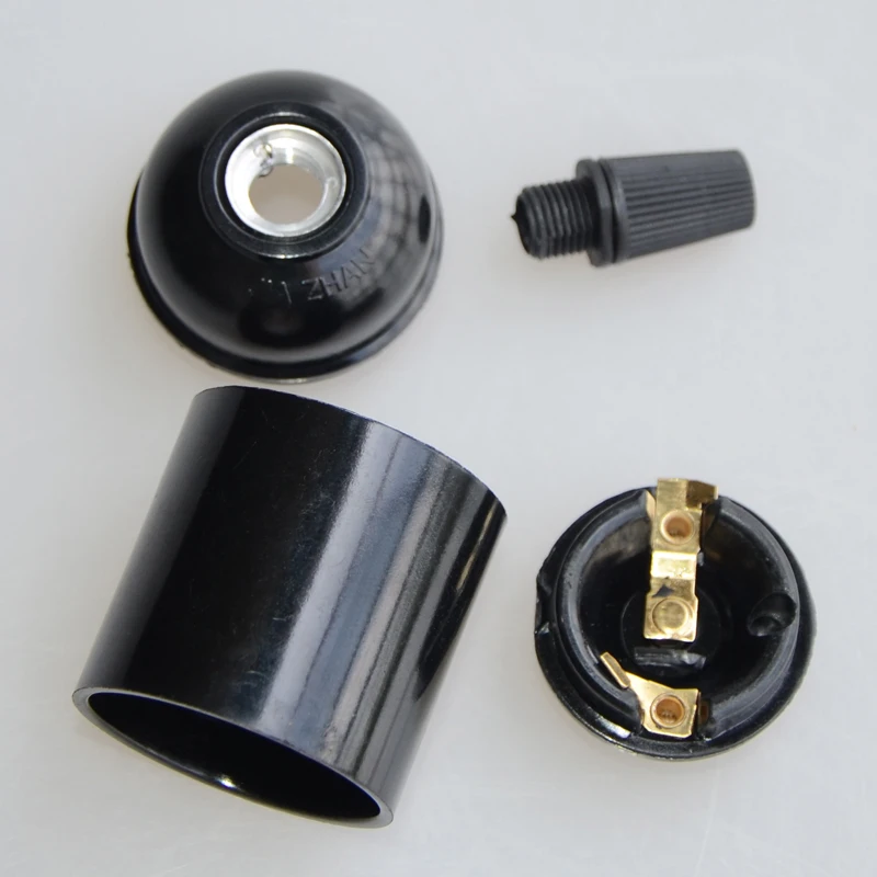 Патрон для лампы Эдисона бакелитовый E27 10 шт./лот|lamp base|light socketbakelite lamp holders |