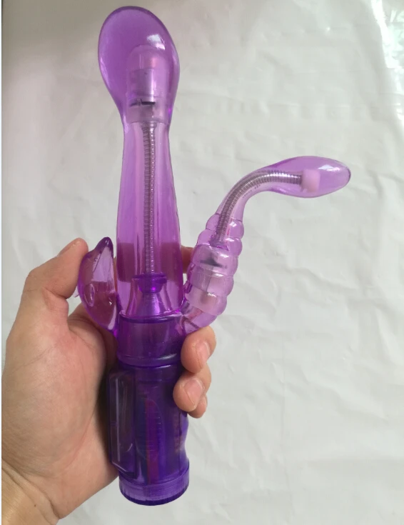 Водонепроницаемый двойной двигатель с 6 скоростями вибратор для точки G и клитора