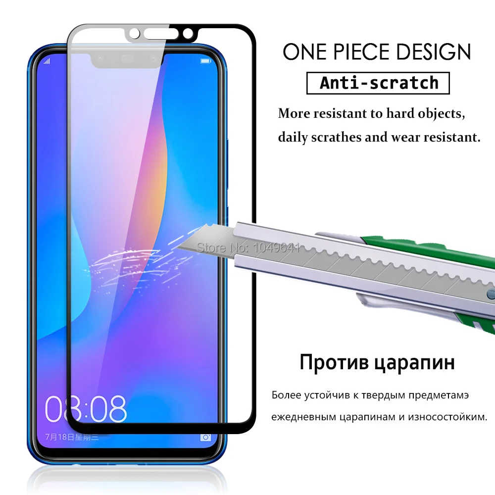 JONSNOW полное покрытие из закаленного стекла для huawei Nova 3i Защитная пленка 3 6