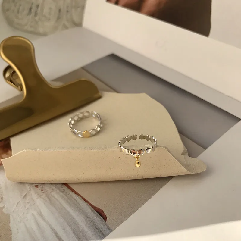 LouLeur новые кольца с Сотами из стерлингового серебра Изысканные ажурные для