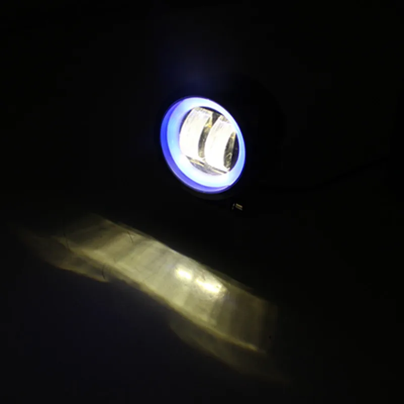 Universal 20W LED Work Lights Round Spot Driving Fog Lamp Headlight Offroad Motorcycle ATV Old School Bobber Street bike |