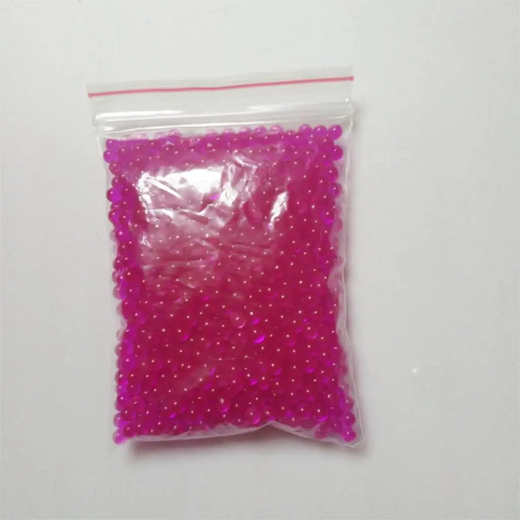 Rose red 500 шт жемчужные кристаллы гидрогелевые гелевые полимерные водяные Бусинки Цветок Свадебный декор Домашний декор растущие водные шары 7D - Цвет: Rose red