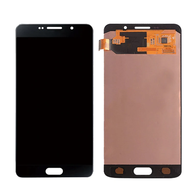 5 ''OLED A710 ЖК экран для SAMSUNG Galaxy A7 2016 A7100 A710F сенсорный дигитайзер|Экраны мобильных