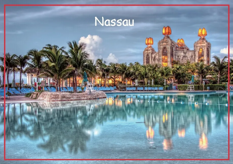Туристический Сувенирный магнит Nassau 20325 Оптовая продажа под заказ iman nevera | Дом и