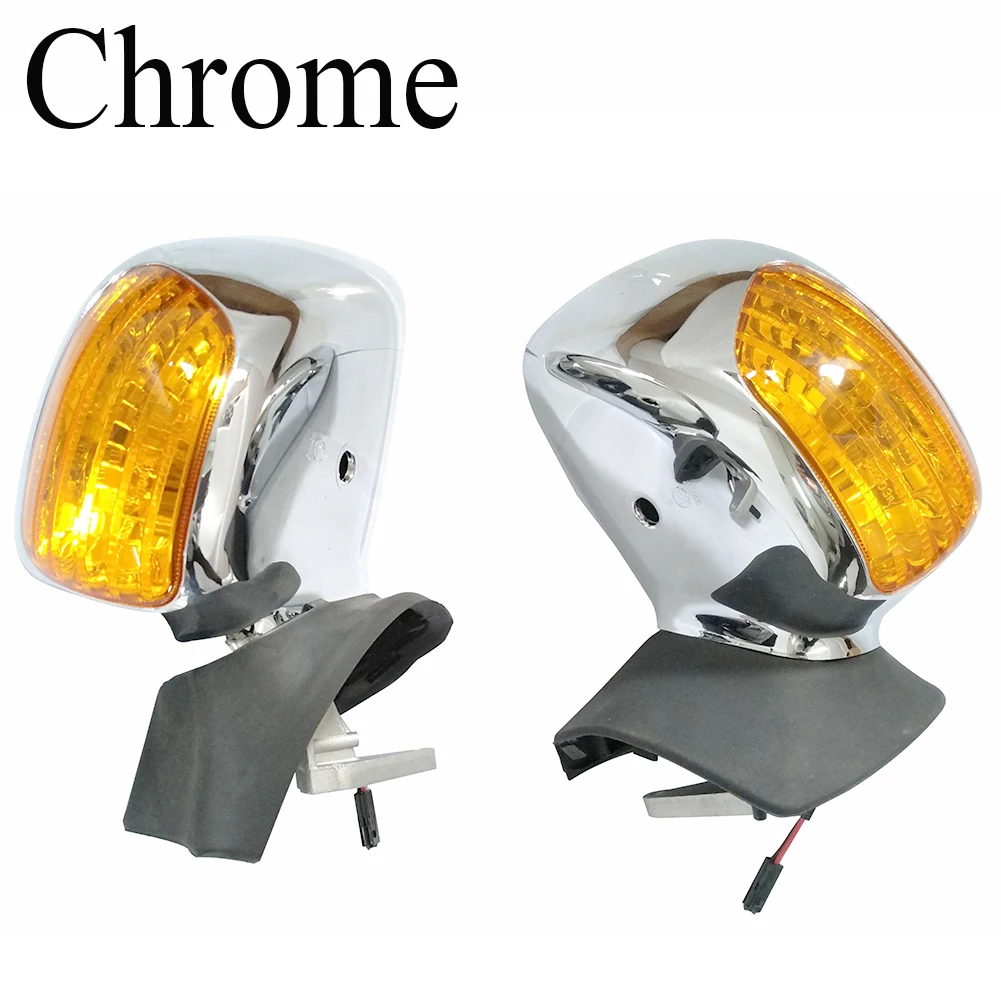 Зеркало заднего вида сигнала поворота объектива для Honda Goldwing GL1800 2001 2002 2003 2004 2005 2006