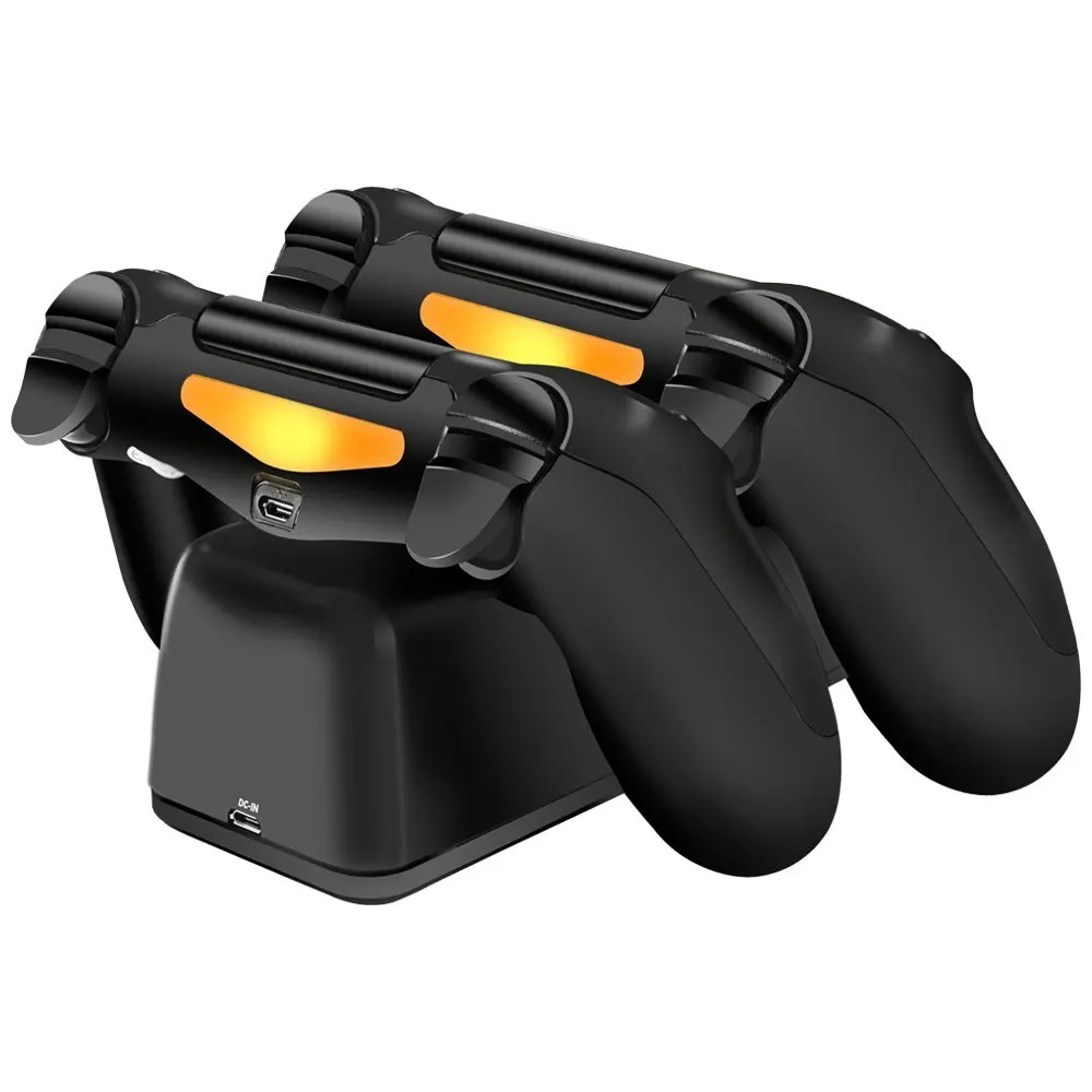 ДОБЕ PS4 Slim/PS4 Pro светодио дный контроллер Зарядное устройство двойной зарядка