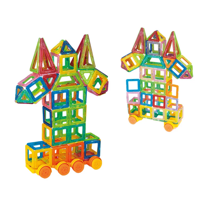 115 Мини Магнитный здания Конструкторы с мешком подарков или коробке дизайнер 3D DIY