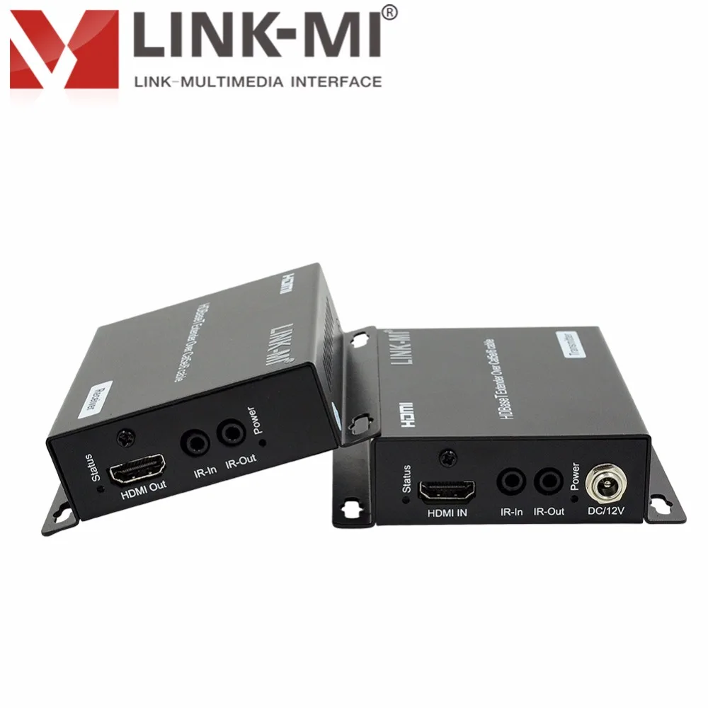 LINK MI EX34 4K 70 100M HDMI удлинитель видео аудио один Cat5e/6 Кабельный передатчик
