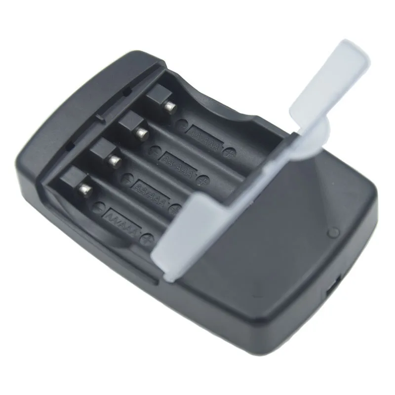 4 слота Батарея Зарядное устройство aa aaa smart usb Батарея Зарядное устройство для никель-металл-гидридных и никель-кадмиевых типов аккумуляторов aa, aaa, LiFePo4 14500 10440 щелочные батареи