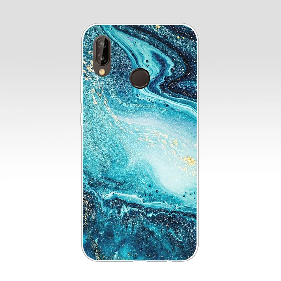 Чехол для Huawei P20 Lite 5 84 дюймов Мягкий Резиновый ТПУ силиконовый чехол задней