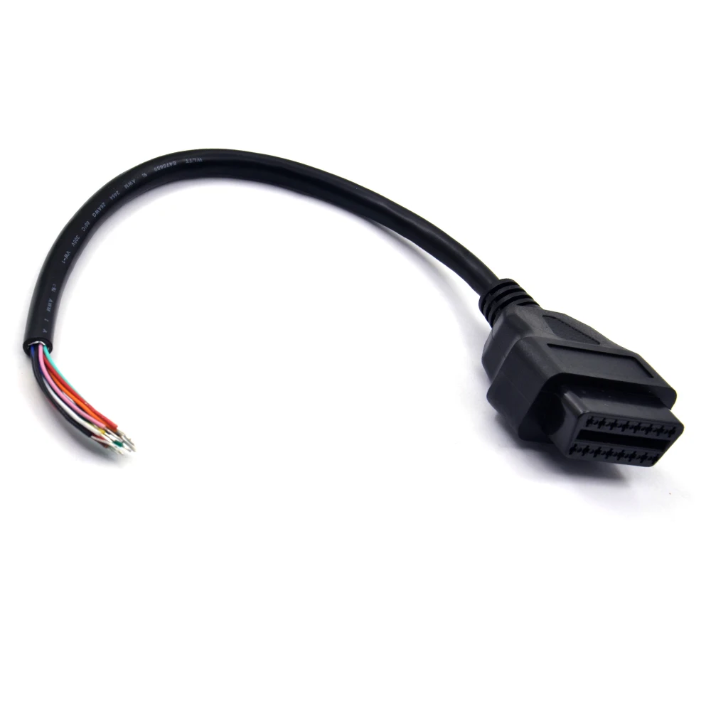 Кабель удлинитель с 16 контактным разъемом OBD OBD2 для диагностики