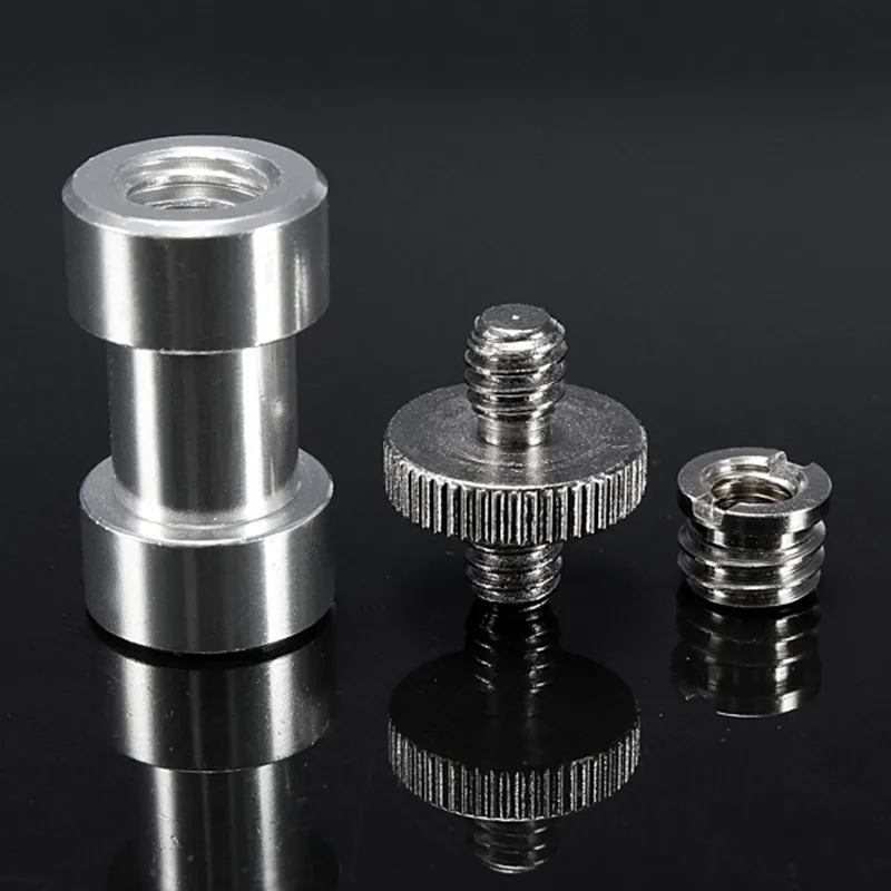 Новый 6-в-1 1/4 &quot3/8&quot металлический штатив монопод с винтовым креплением