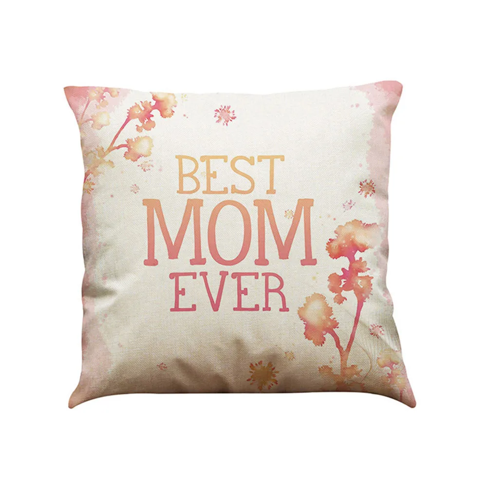 E Новое поступление, подушки, диван-кровать I Love You Mom, украшение для дома, фестиваль, лучшая мама, наволочка, чехол для подушки cojines grandes - Цвет: E