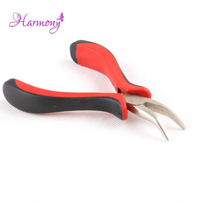 Bend Head Without Teeth Hair Extension Pliers Tools For Micro Ring Hair Extensions Hair Pliers