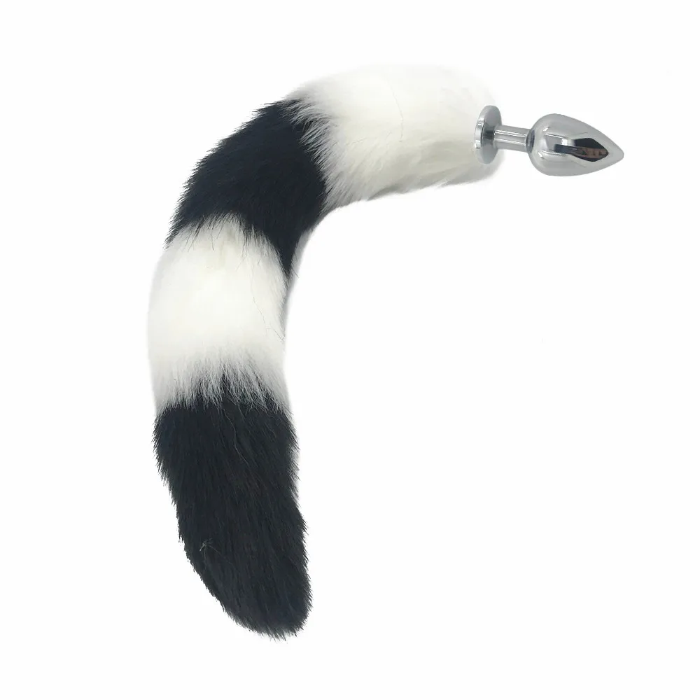 Metal Erotic Anal Tail Long Fox Butt Plugs Anus Sexy Toys For Women &amp Men Funny Adult Love |