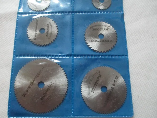 6 шт. в упаковке высокоскоростные лезвия для циркулярной пилы HSS набор дисков