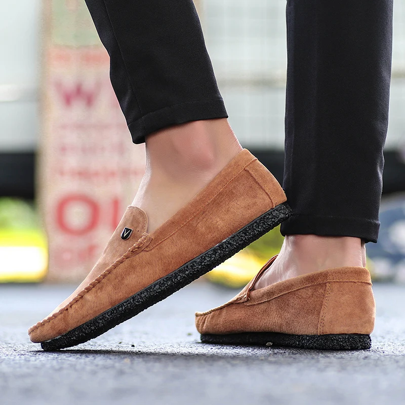 Мужская обувь 2018 модная повседневная Легкий дышащий материал Slip-on Летние