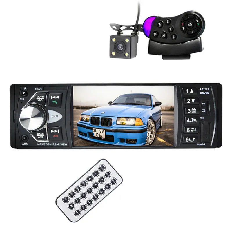 MP5 автомобиля Радио 1 din 4022d Авто Стерео bluetooth заднего вида камера usb aux руль