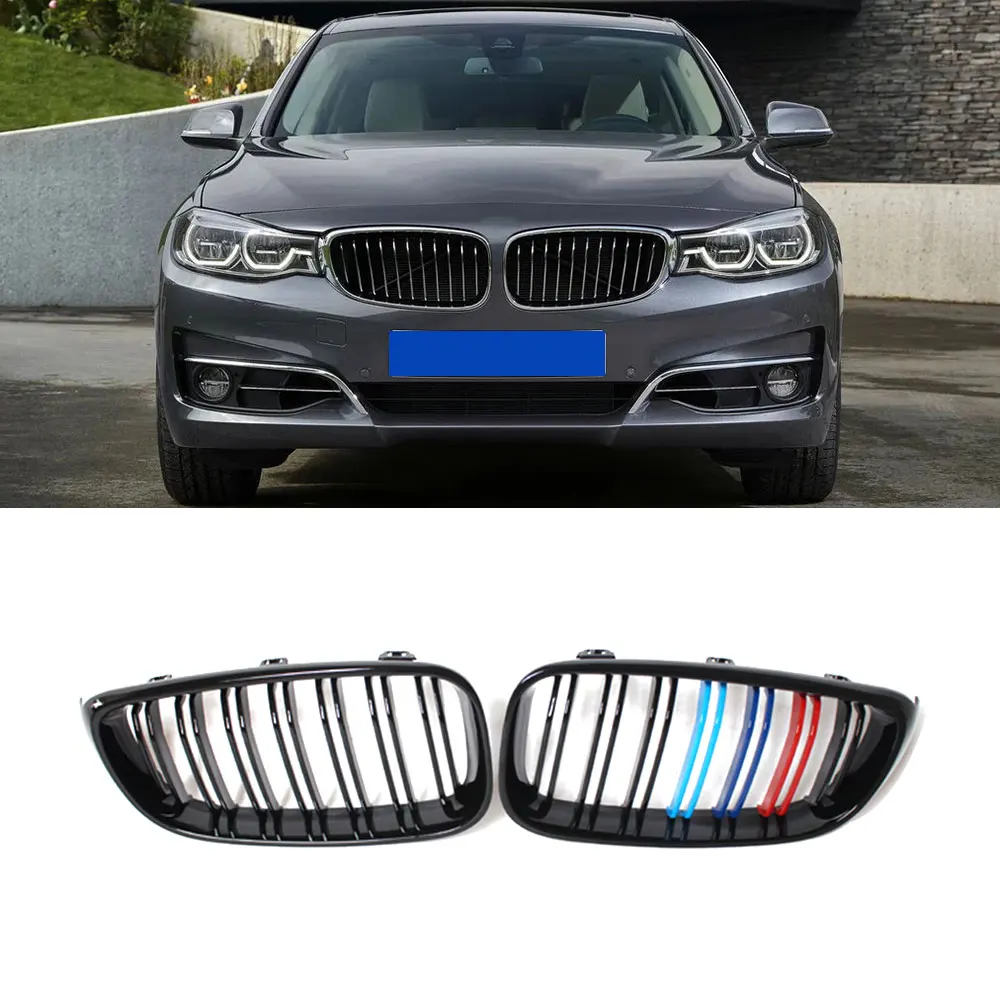 Углеродного волокна/ABS передняя решетка гриль для BMW F34 Gran Turismo 320i 328i 330i 335i 340i 325d
