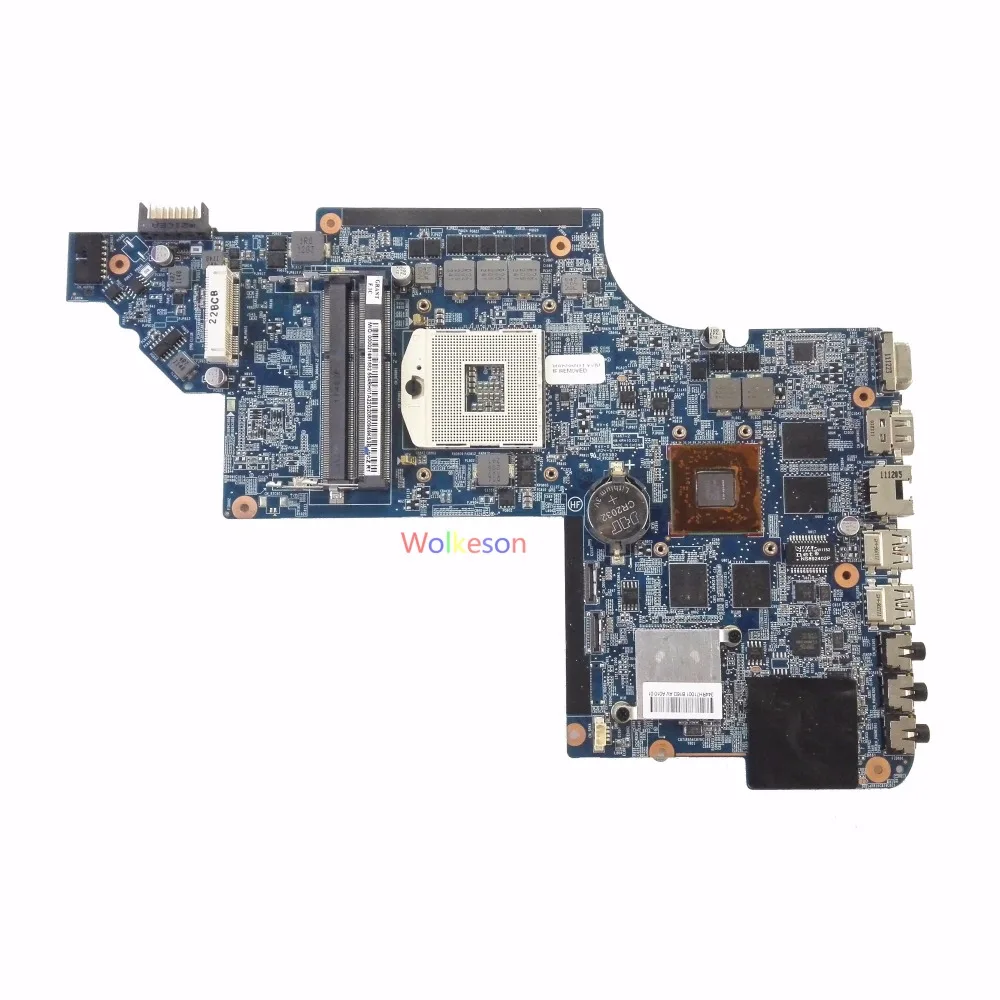 SHELI для hp Pavilion DV6 6000 материнская плата ноутбука 707379 001 DDR3 тест Oke|Материнские платы