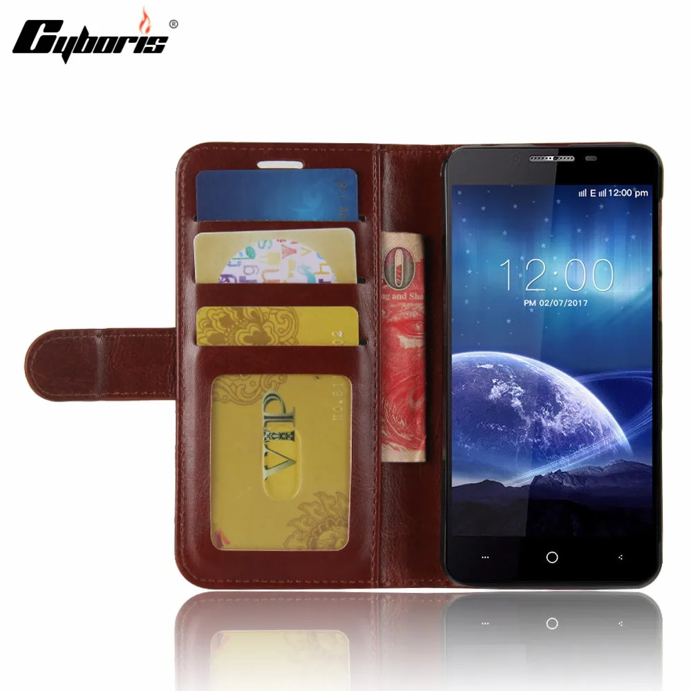 Чехол Cyboris s для Leagoo Kiicaa Power чехол Funda Роскошный чехол-бумажник из искусственной