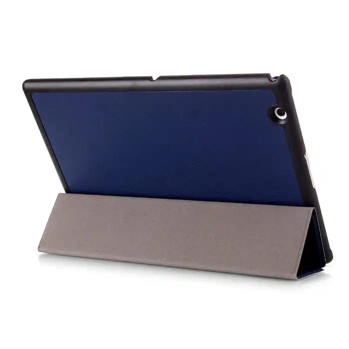 Чехол из искусственной кожи с тремя складными подставками для Sony Xperia Z4 Tablet Ultra 10 1